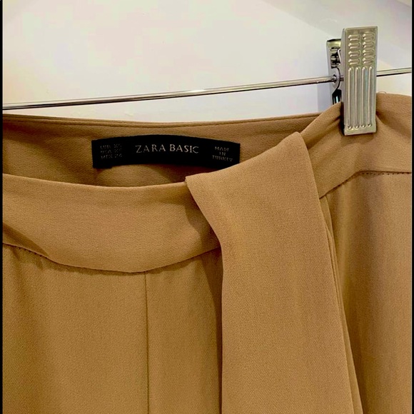 Zara Caramel Slacks - Picture 2 of 3